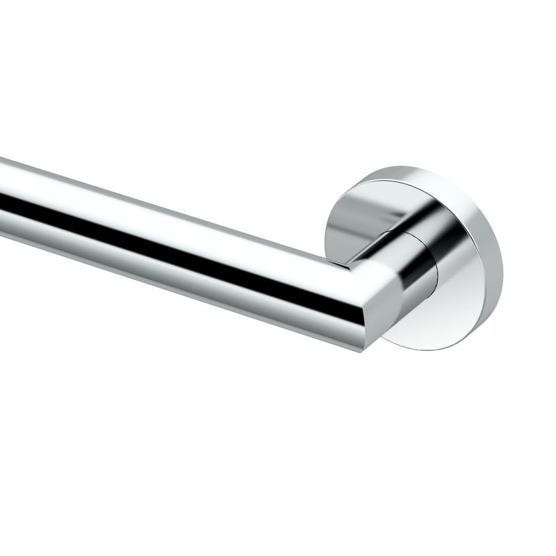 Gatco 962 Glam 18" L Grab Bar, Chrome/ADA Compliant Stainless Steel Safety Grab Bar for Bathroom - Image 1